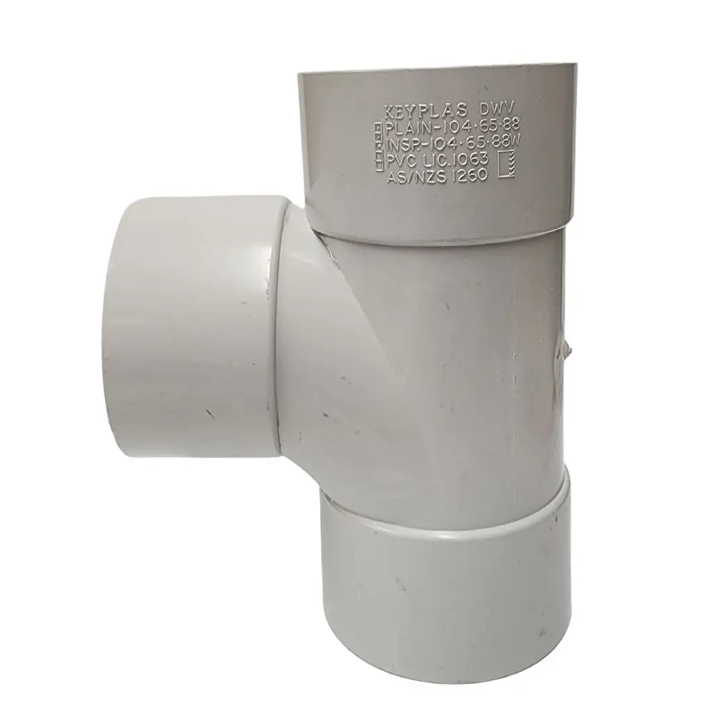 PVC 90 degree Junction Female 65mm x 88mm