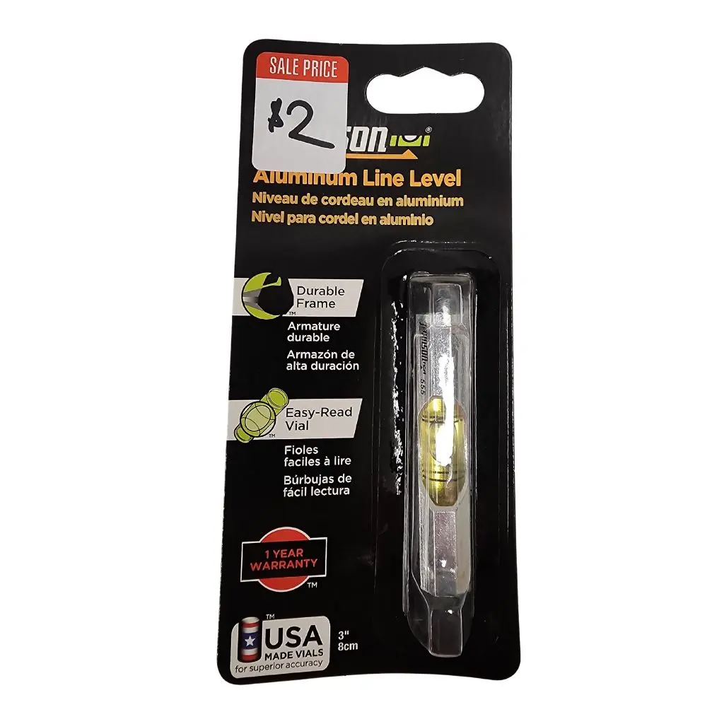 JOHNSON Aluminum Line Level