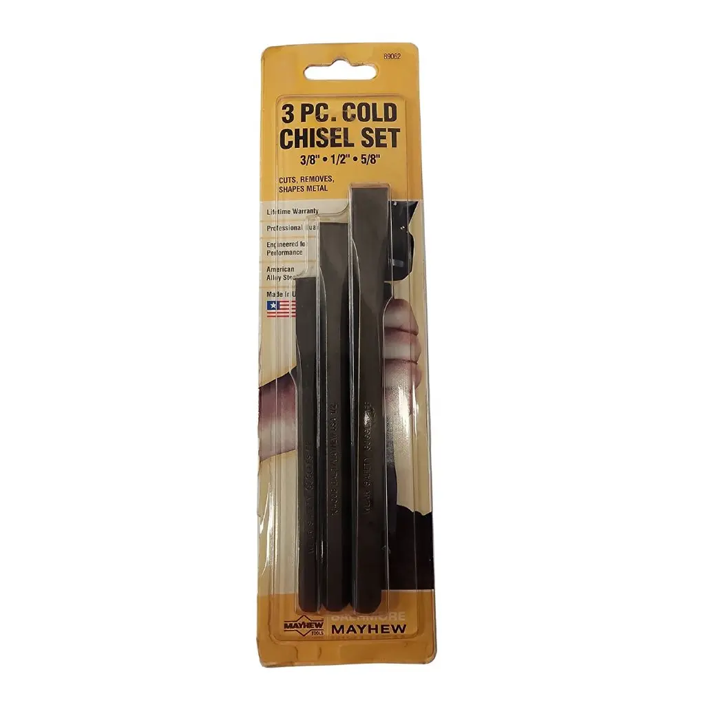 MAYHEW CARDED COLD CHISEL 3PC SET