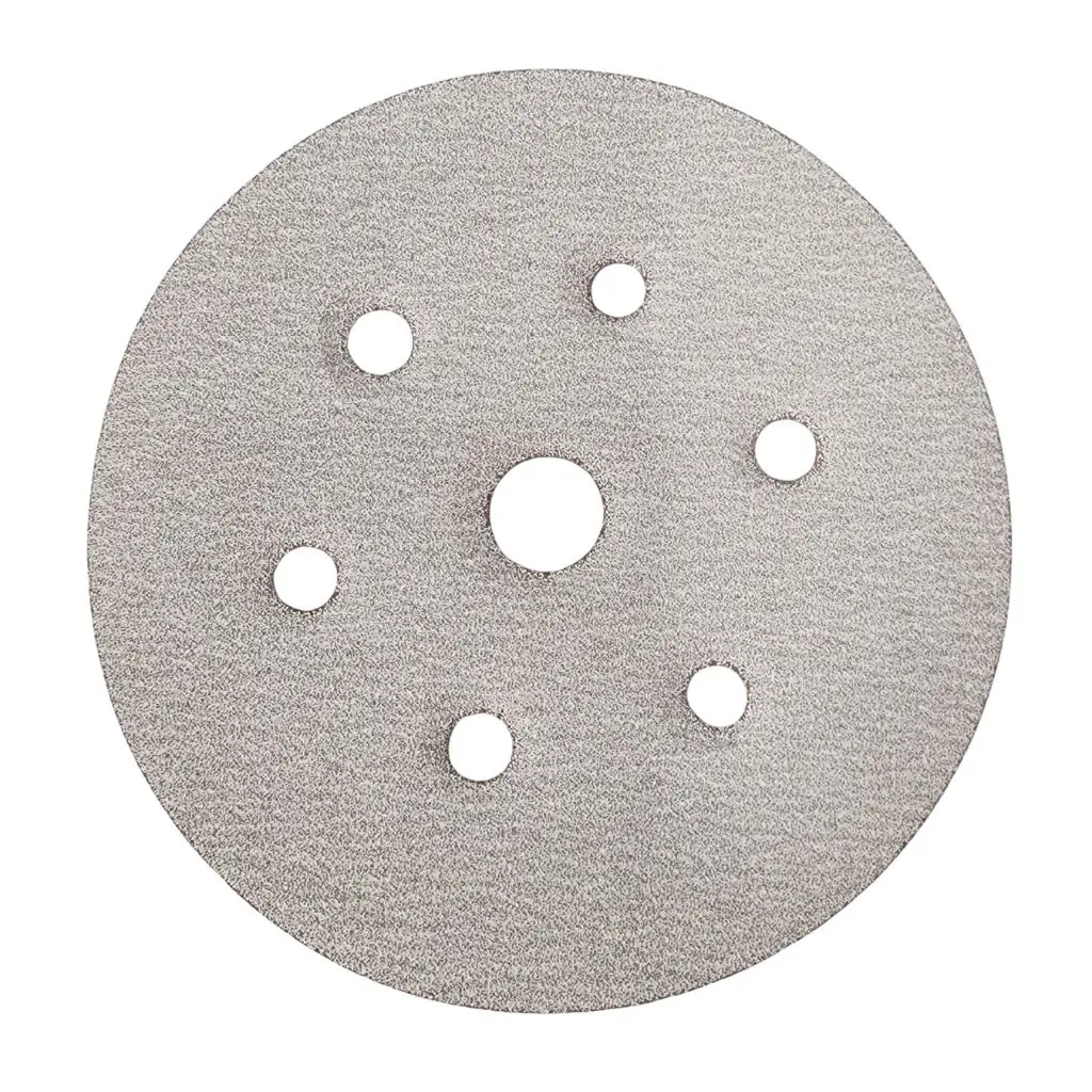 SANDING DISCS 150mm VELCRO 80G   7 HOLES
