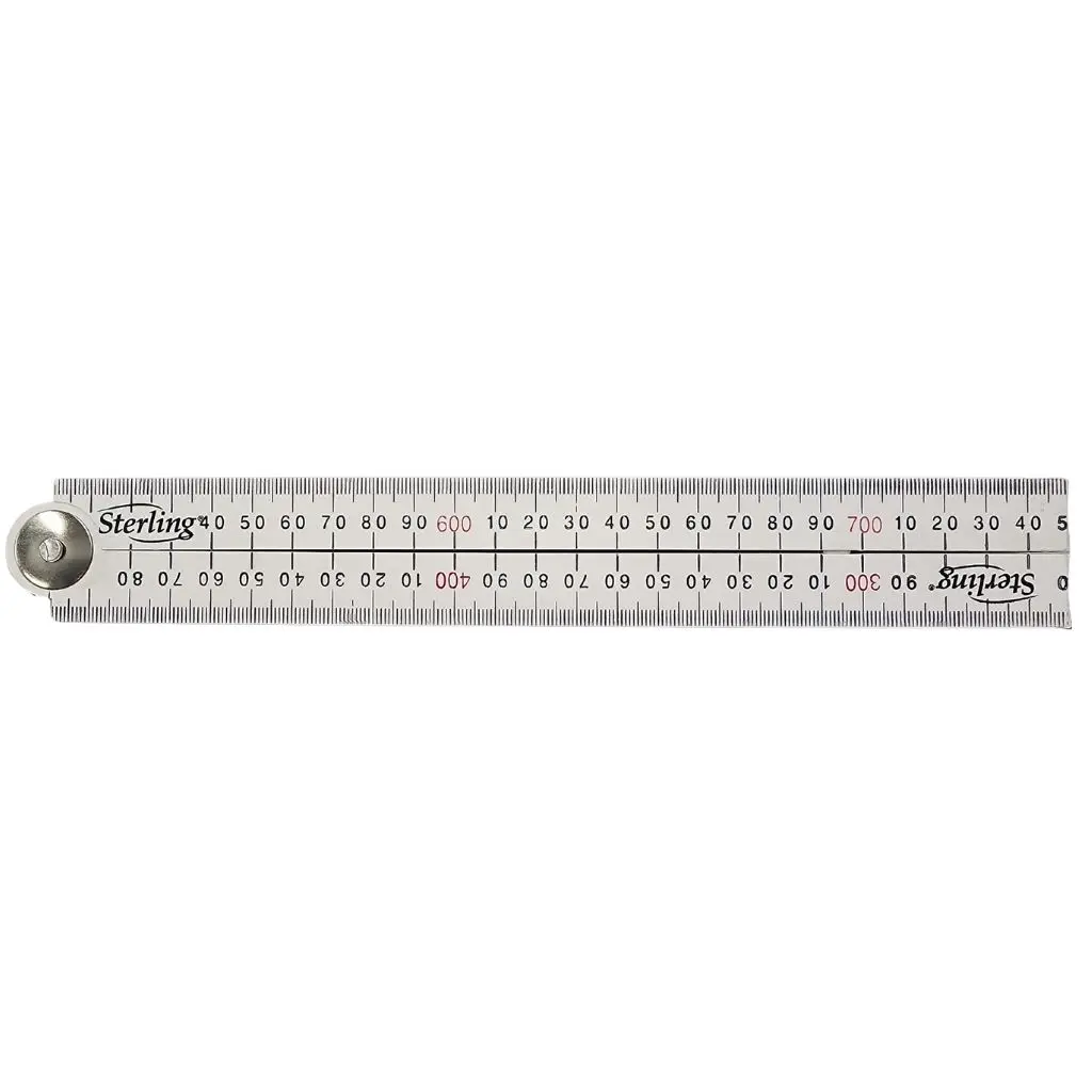STERLING Folding Ruler – 1000mm Plastic