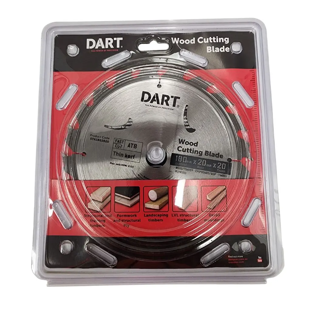 DART Saw Blade Wood 180mm x 20mm x 20 teeth