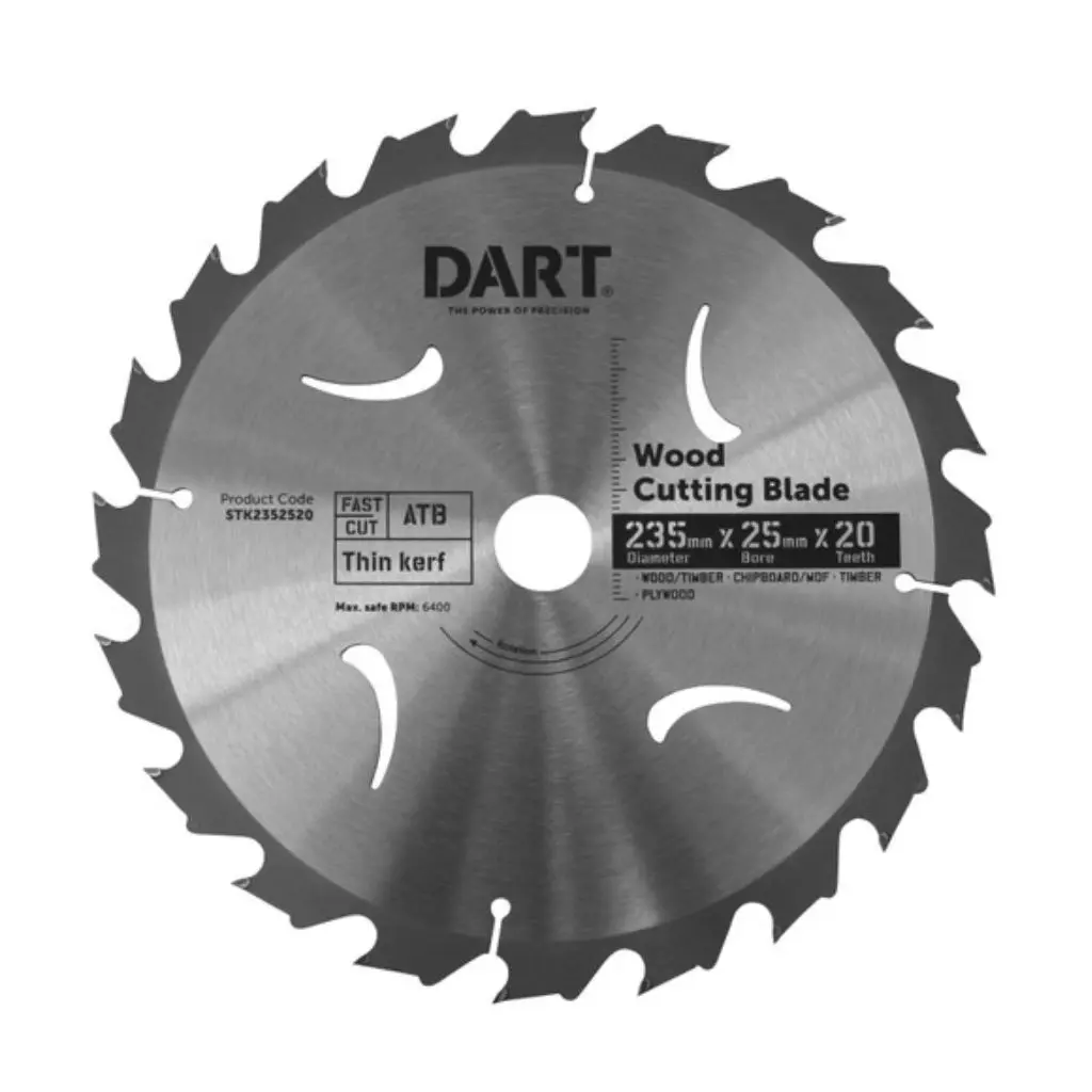 DART Timber Blade 235mm x 20T x 25mm Bore