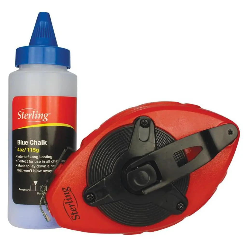 STERLING ABS Chalk Line Set Aluminium 30m