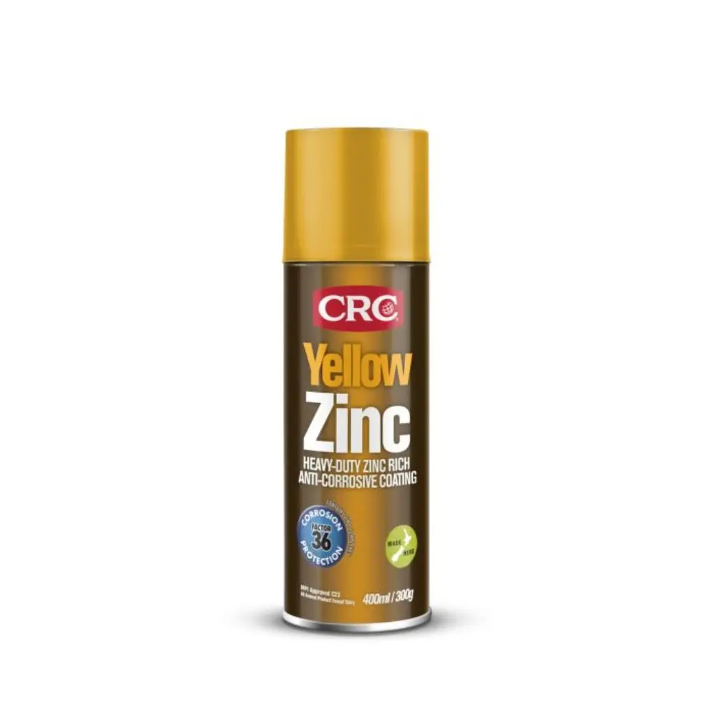 CRC Yellow Zinc 400ml - Zinc Spray Paint
