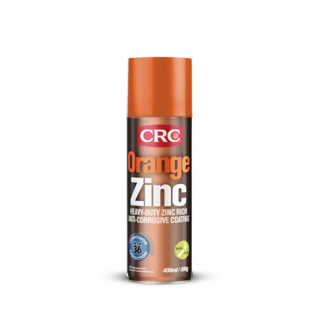 CRC Orange Zinc 400ml - Zinc Spray Paint