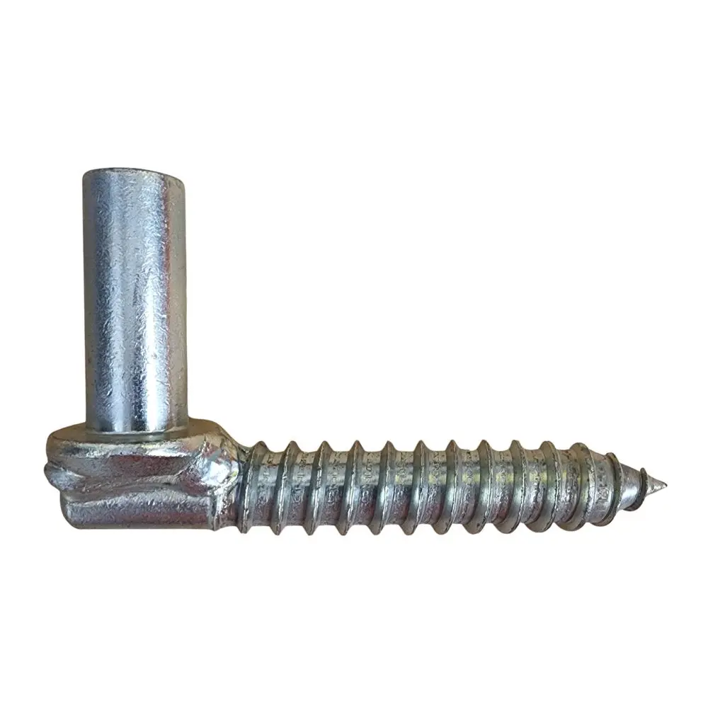 HANG-IT Zinc Plated Gudgeon Screw Stubby Short Pin | 20mm 100mm x 50mm