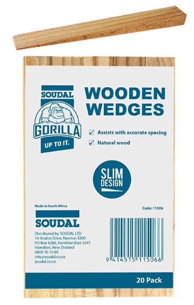 HOLDFAST Gorilla Fox Wooden Wedges 20 Pack