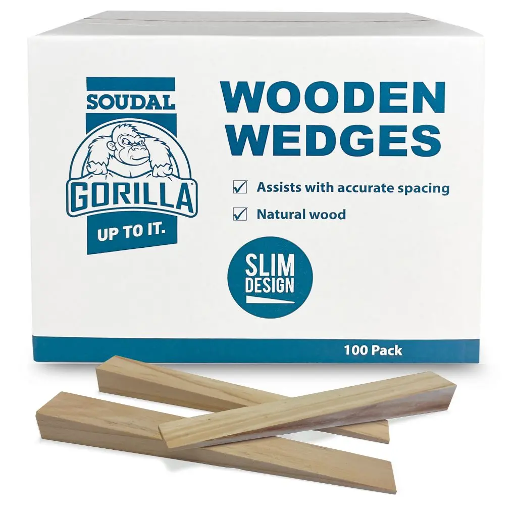 SOUDAL Gorilla Fox Wooden Wedges 100 Pack