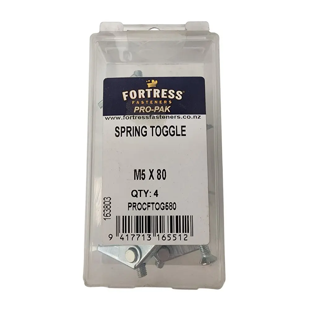 MSL SPRING TOGGLES M5 x 80mm         (4)