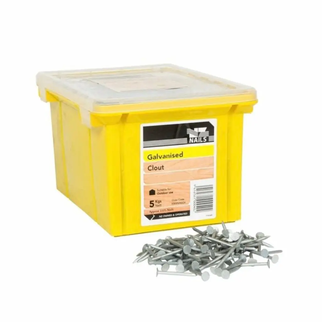 NZ NAILS Clout Galvanised 40 x 2.50mm - 5kg