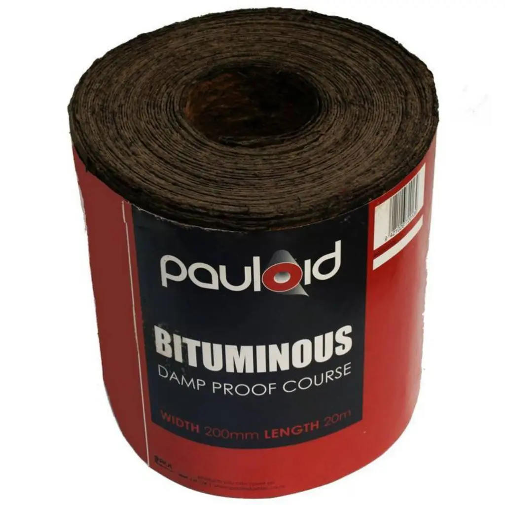 PAULOID DPC Bituminous Damp Proof Coarse Roll | 200mm x 20m