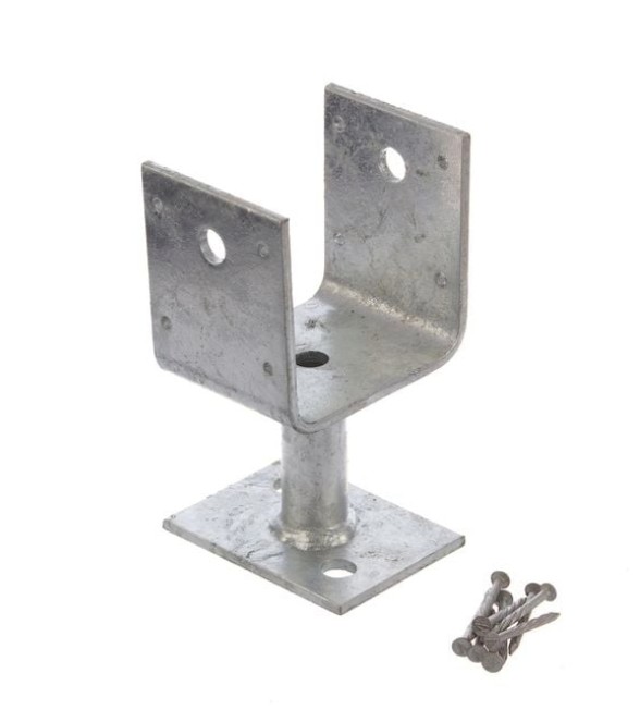 BOWMAC B12 HOT DIP GALVANISED POST &amp; BEARER BRACKET