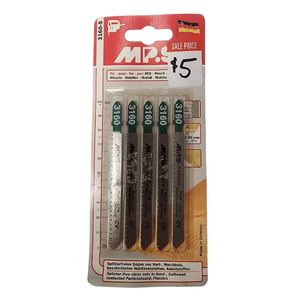 JIGSAW BLADE MPS 100mm 10TPI (3160-5)