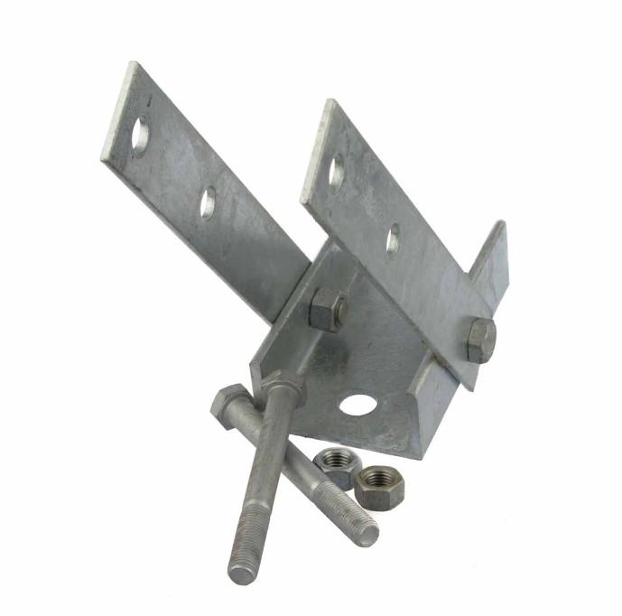 BOWMAC B155 Hot Dip Galvanised Pole Brace Bracket