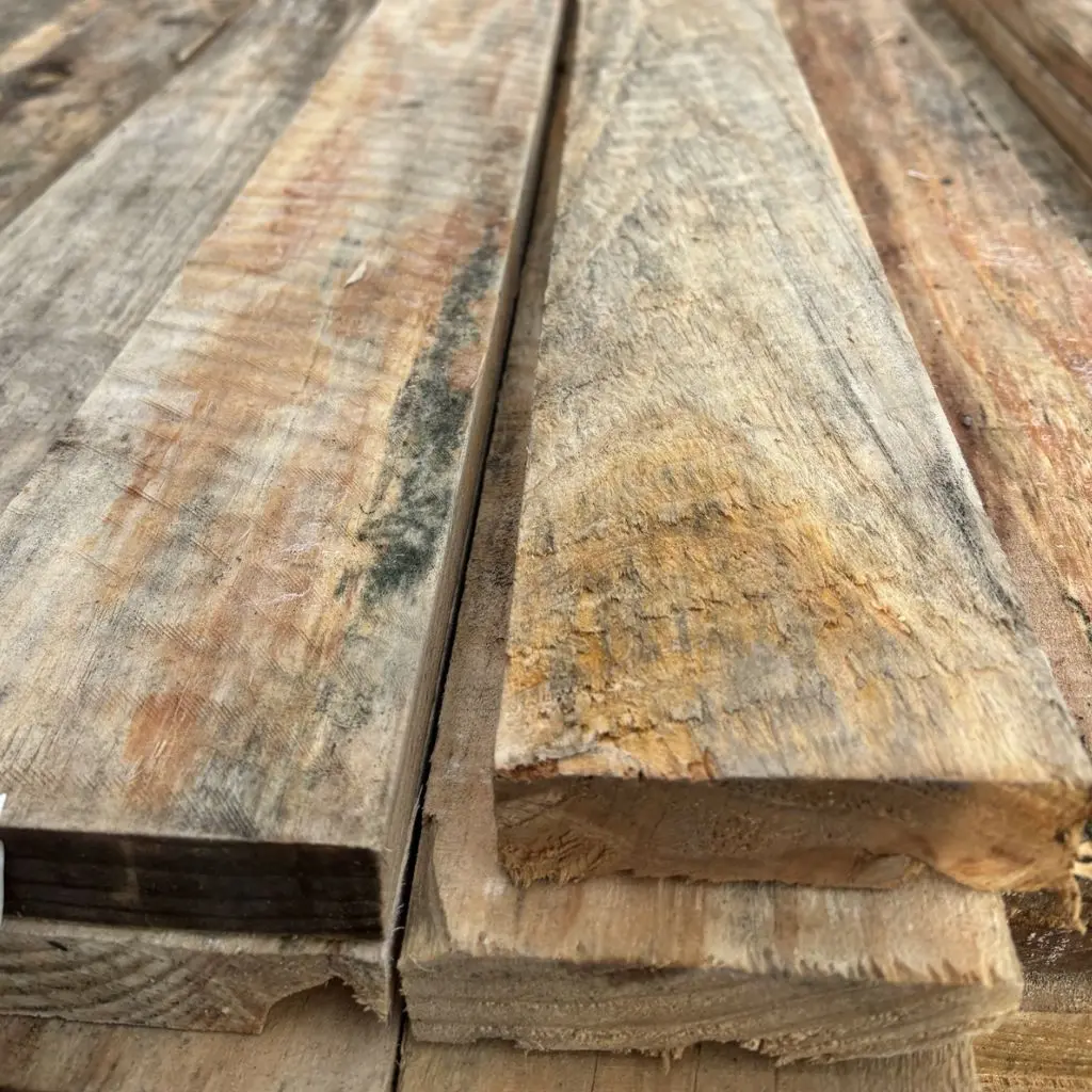 BOXING Radiata Pine Untreated Rough Sawn 100 x 25