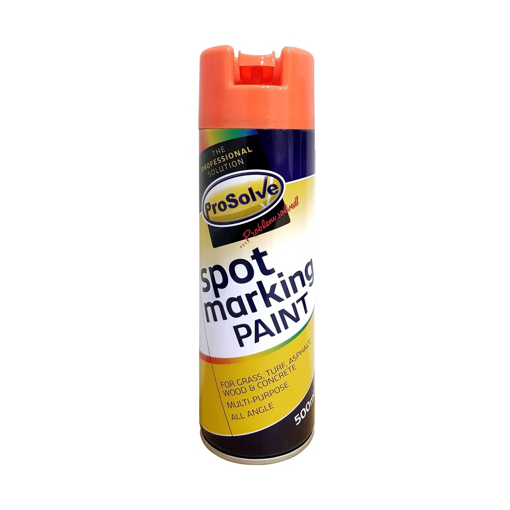 PAINT SPOT SPRAY FLURO ORANGE 500ml