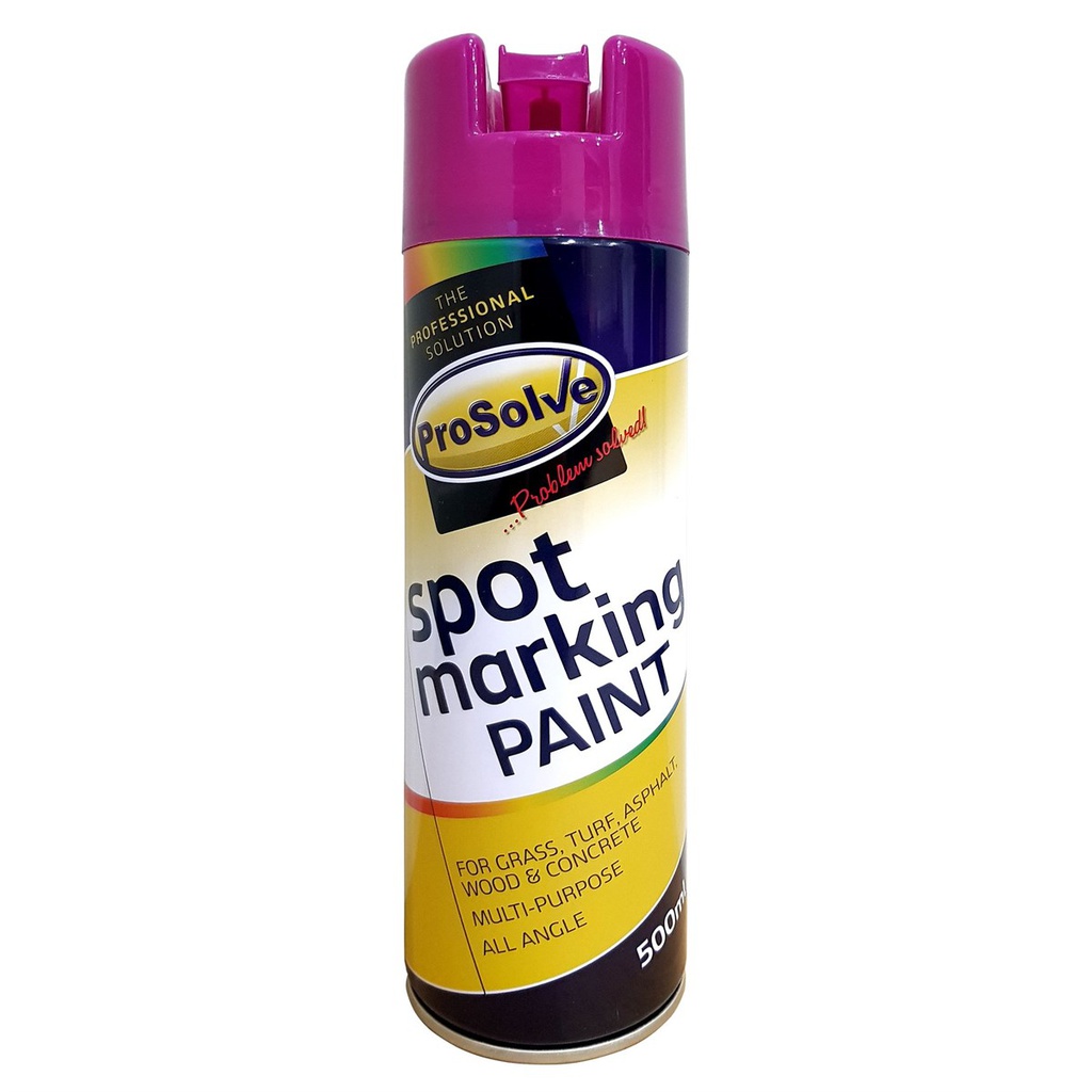 PAINT SPOT SPRAY FLURO PINK 500ml