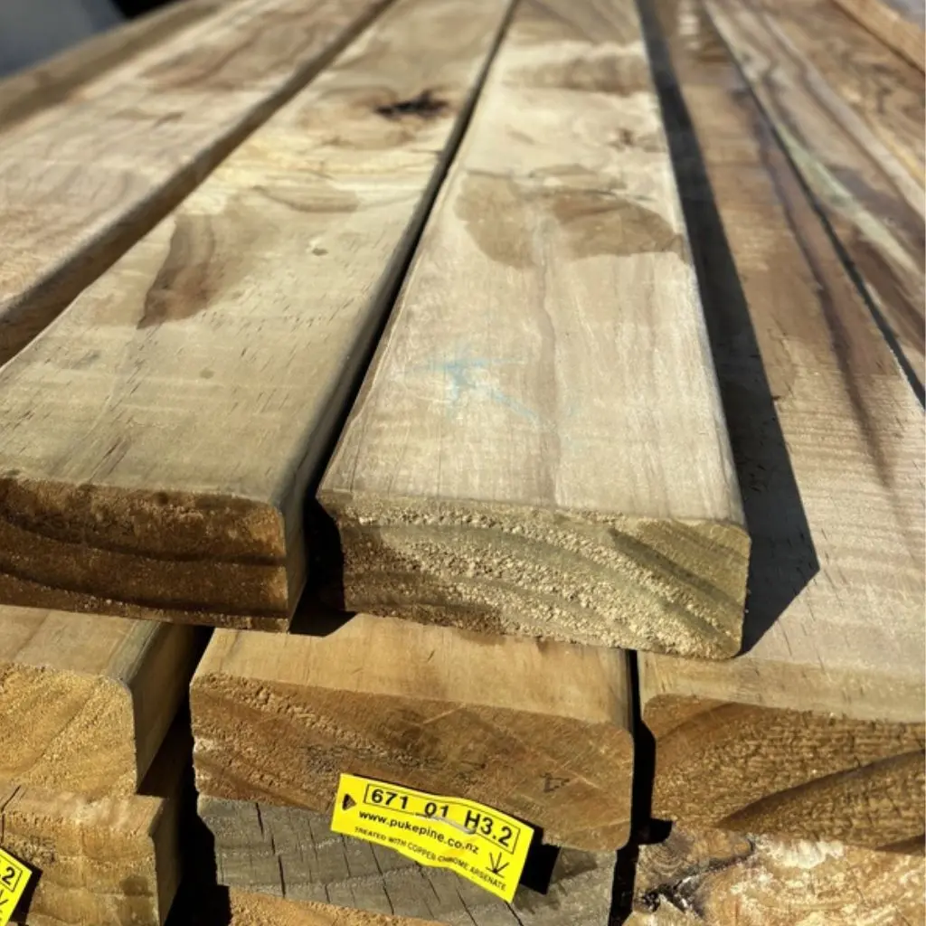 DECKING - Radiata Pine Merch Grade Smooth H3.2 Treated | 100 x 40 x Random Lengths (88x32)