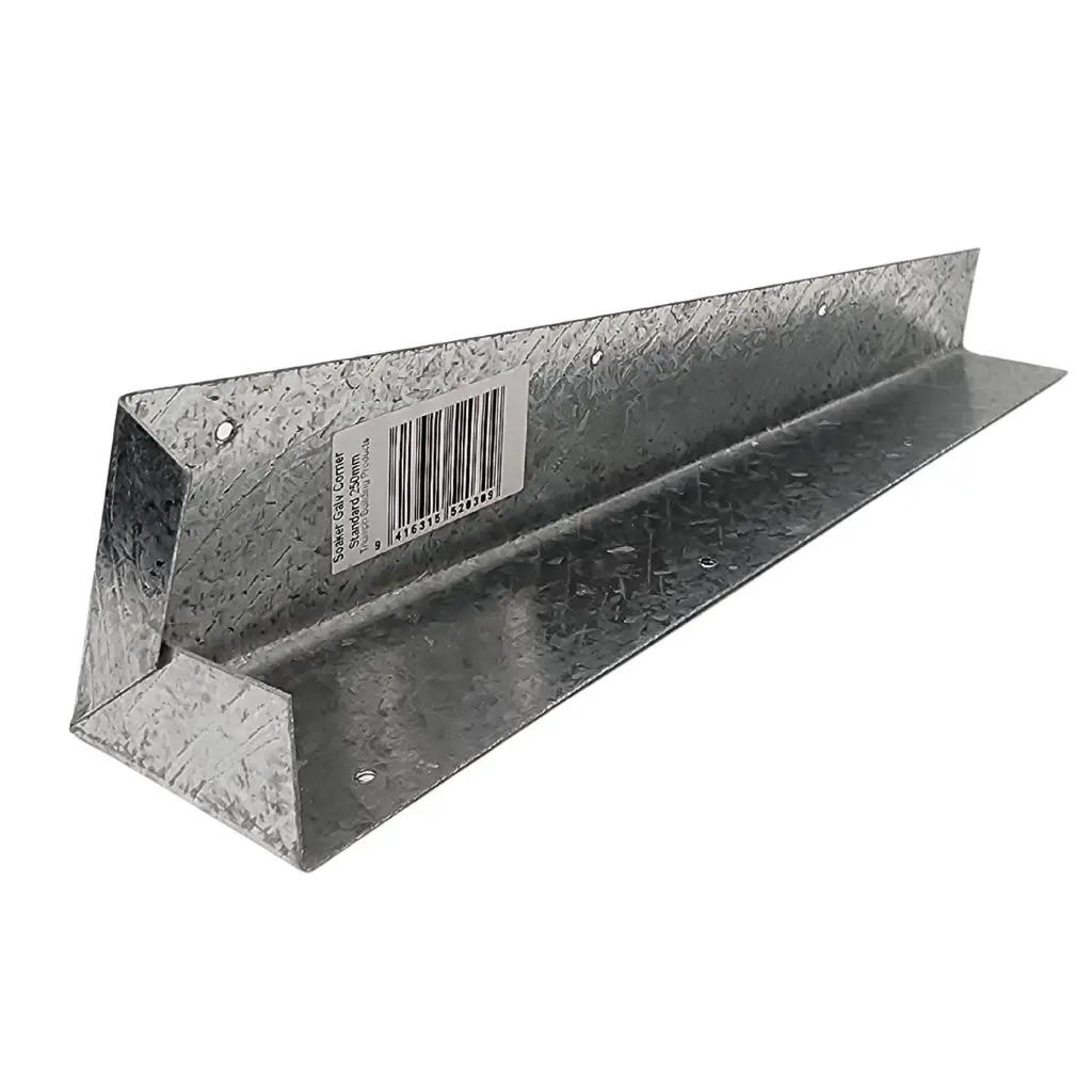Triumph Galvanised Steel Corner Soaker 250mm