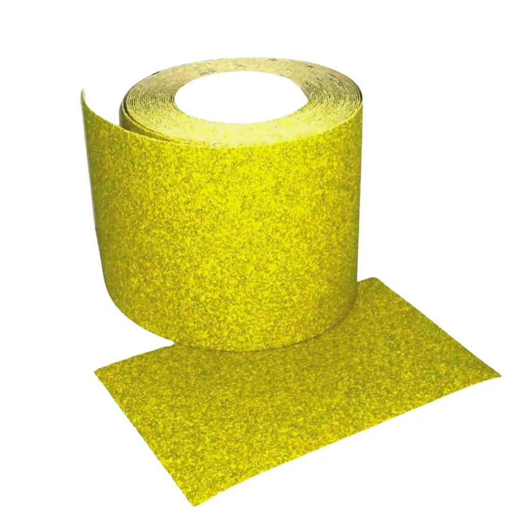 RIKEN Yellow-e Painters Roll Sandpaper 60 Grit | 115mm x 10m