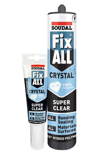 HOLDFAST GORILLA FIX ALL CRYSTAL SEALANT &amp; ADHESIVE 300GR CLEAR