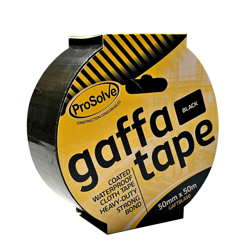 PROSOLVE Gaffa Tape Black | 50mm x 50m