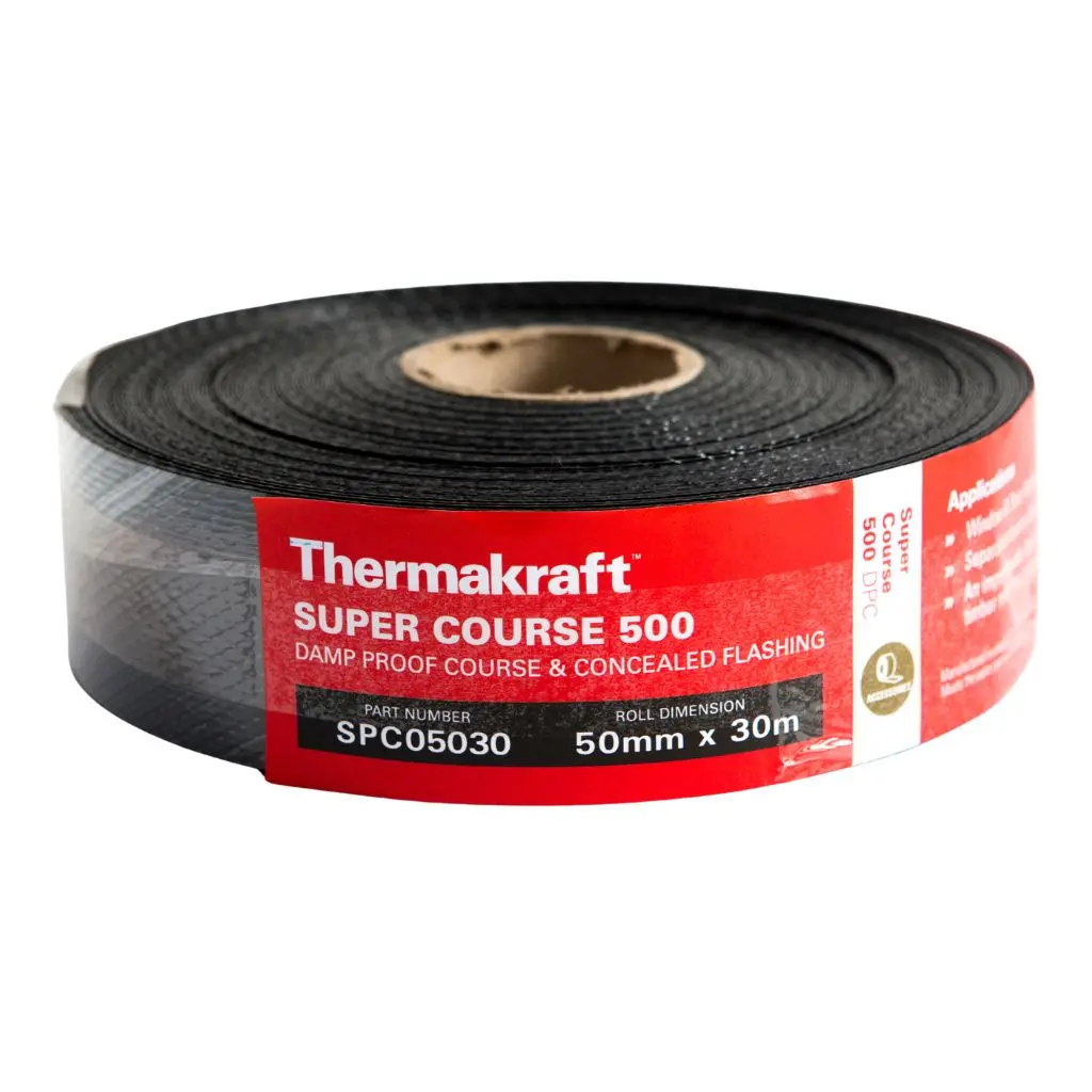 THERMAKRAFT Super Course Damp Proof Course (DPC) & Concealed Flashing | 50mm x 30m