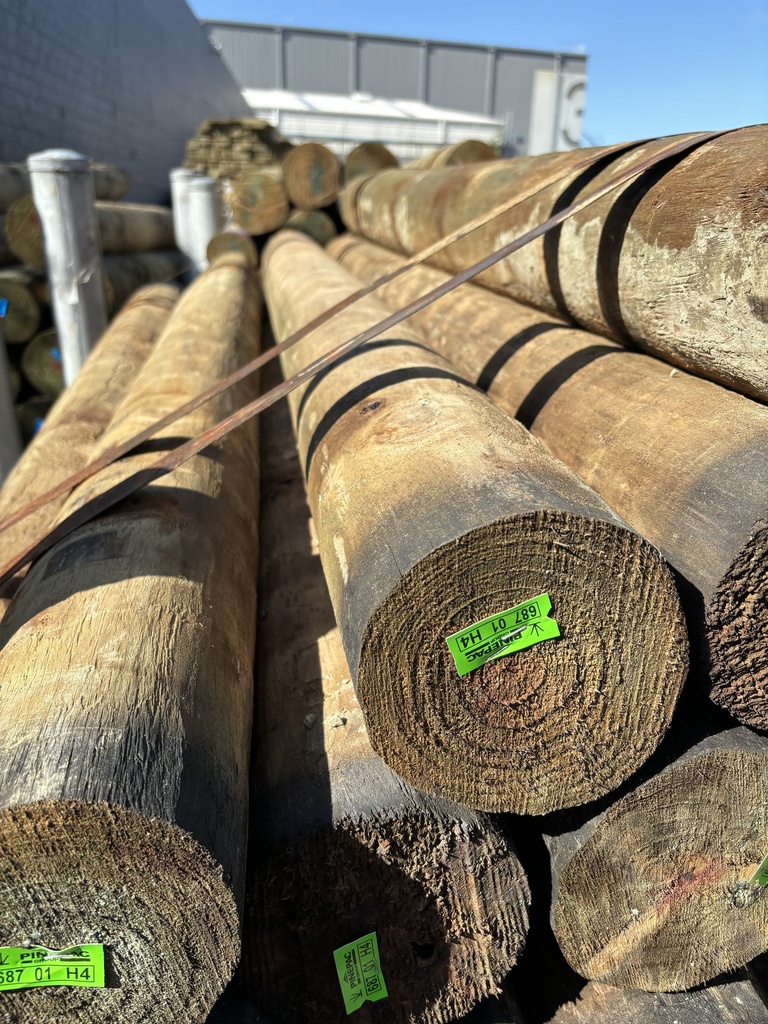 POLE R1 ROUND H4 SED 115-139 x 3600mm