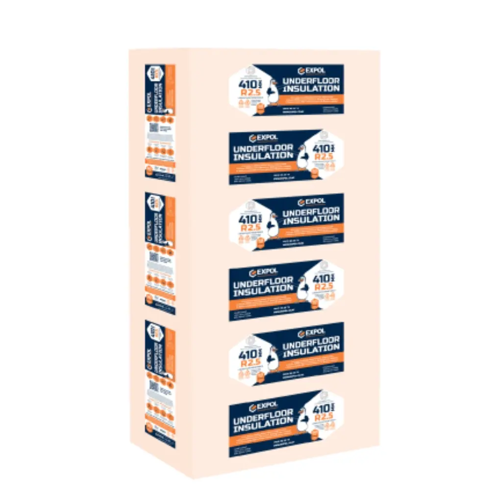 EXPOL R2.5 White Underfloor Insulation - 2.95m² | 1200 x 410 x 100mm (6 panels)