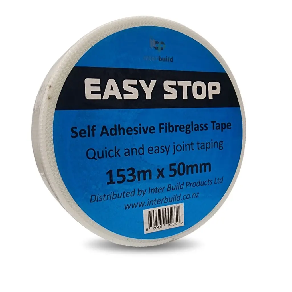 EASY STOP Self Adhesive Fibreglass Jointing Tape Roll | 153m x 50mm