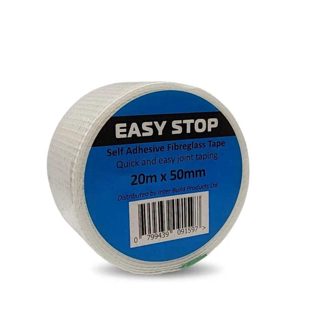 EASY STOP Self Adhesive Fibreglass Jointing Tape Roll | 20m x 50mm