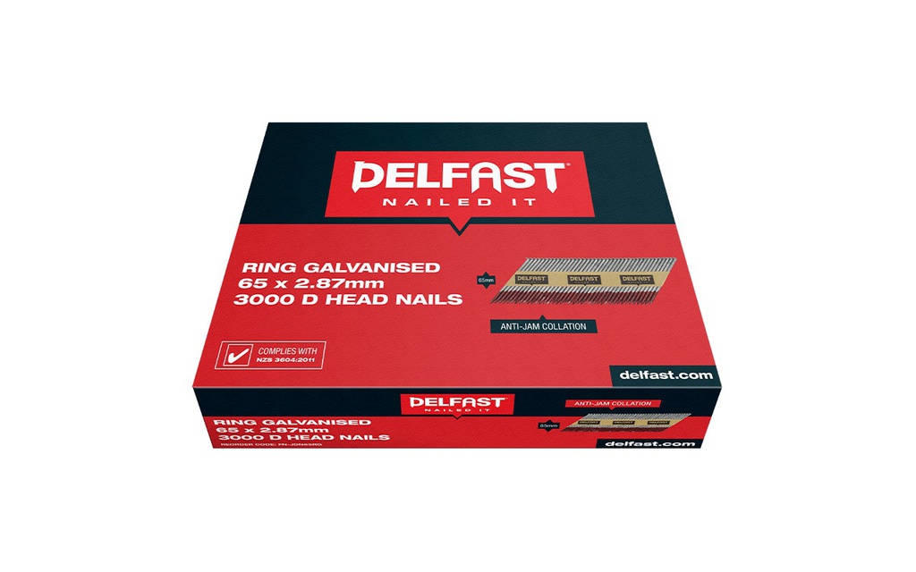 DELFAST DH R/SHANK 65 x 2.87mm GALV 3000