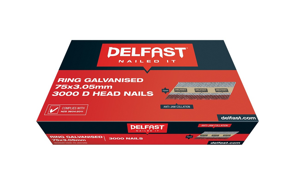 DELFAST DH R/SHANK 75 x 3.05mm GALV 3000