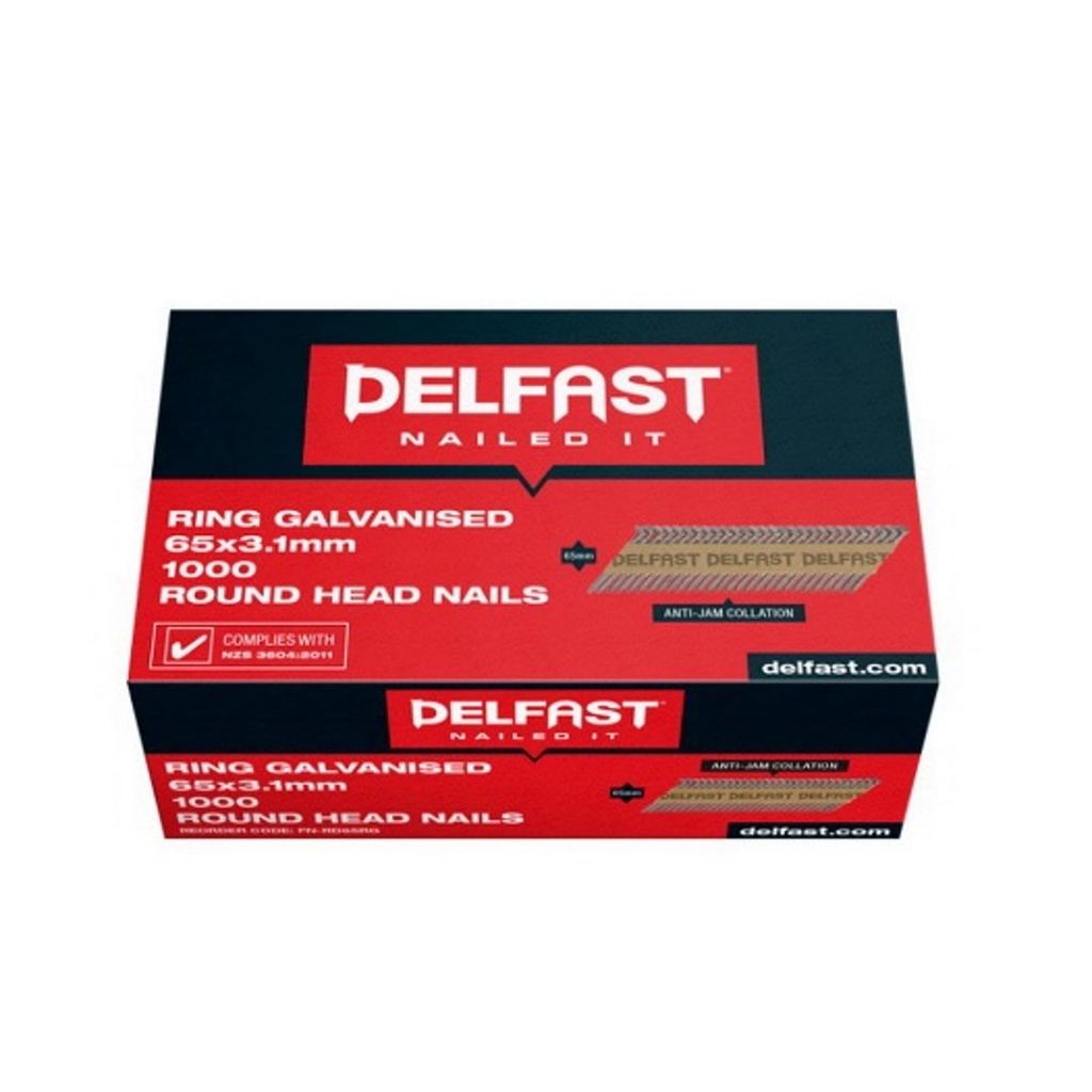 DELFAST RH R/SHANK 65 x 2.87mm GALV 1000