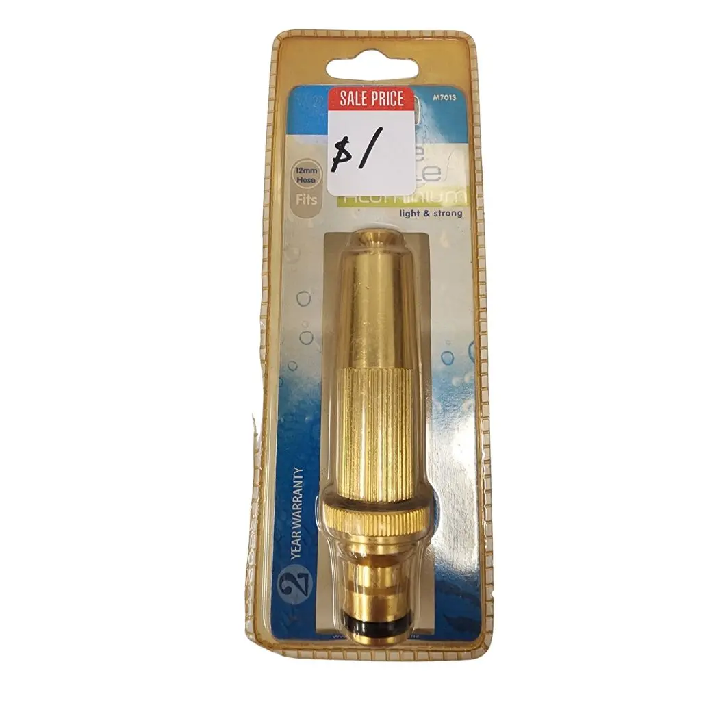 MCGREGORS 4" Aluminium Hose Hozzle (fits 12mm hose)