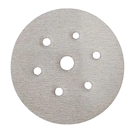 [114610] SANDING DISCS 150mm VELCRO 80G   7 HOLES