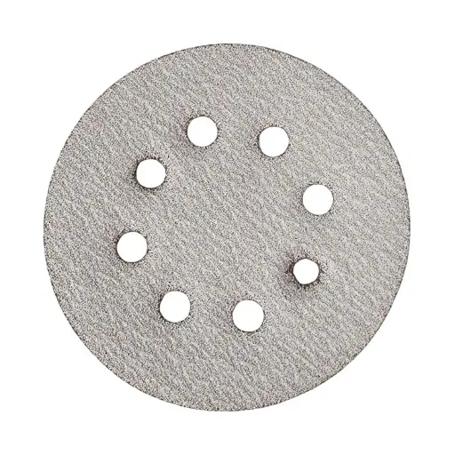 [HEN081] SANDING DISCS 125mm VELCRO 60G   8 HOLES