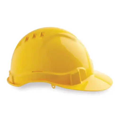 [104231] AMARE V6 Hard Hat Vented Pushlock Harness - Yellow