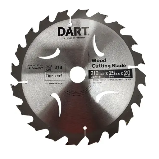 [STK2102520] DART Timber Blade 210mm x 20T x 25mm Bore