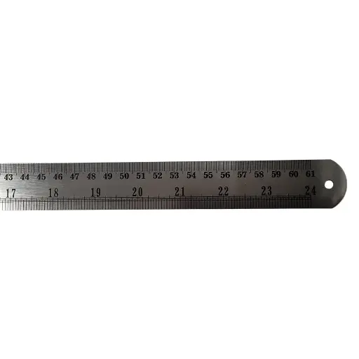 [101776] PROMARK Stainless Steel Metric/Imperial Ruler 610mm 24”