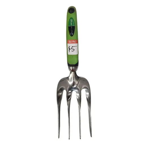 [103571] ATLAS HOME Ergo Stainless Steel Weeding Fork