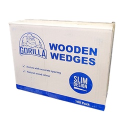 [11508] HOLDFAST Gorilla Fox Wooden Wedges 100 Pack