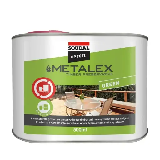 [44001] SOUDAL Metalex Timber Preservative Green 4ltr