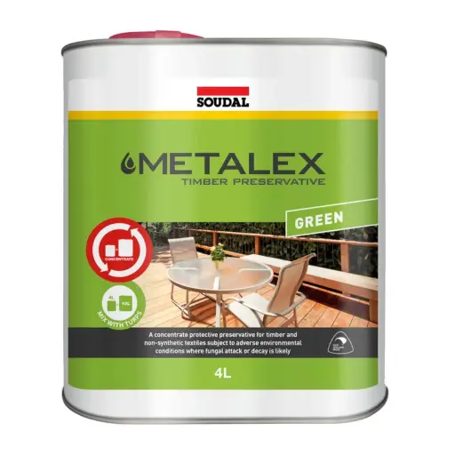 [44003] SOUDAL Metalex Preservative Green 4ltr