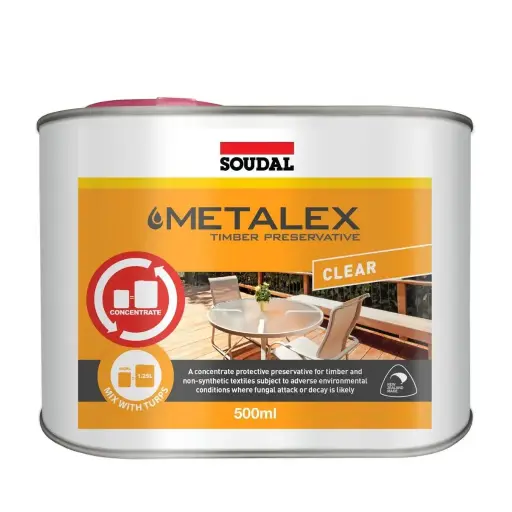 [44004] SOUDAL Metalex Timber Preservative Clear 500ml