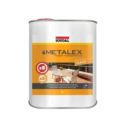 [44005] SOUDAL Metalex Preservative Clear 1ltr