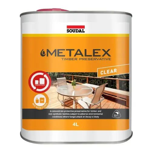 [44006] SOUDAL Metalex Preservative Clear 4ltr