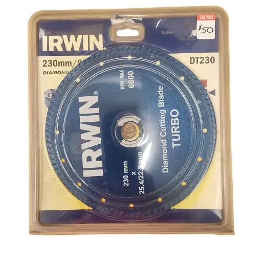 [DT230] IRWIN SAW BLADE TURBO CONTINS 230mmx25.4/22.2