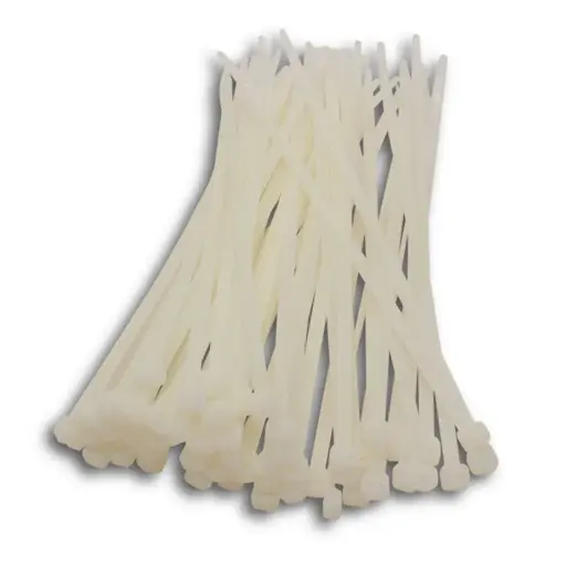 [HSN160] ESC Nylon Cable Ties 200 x 2.5mm Natural 100 Pack